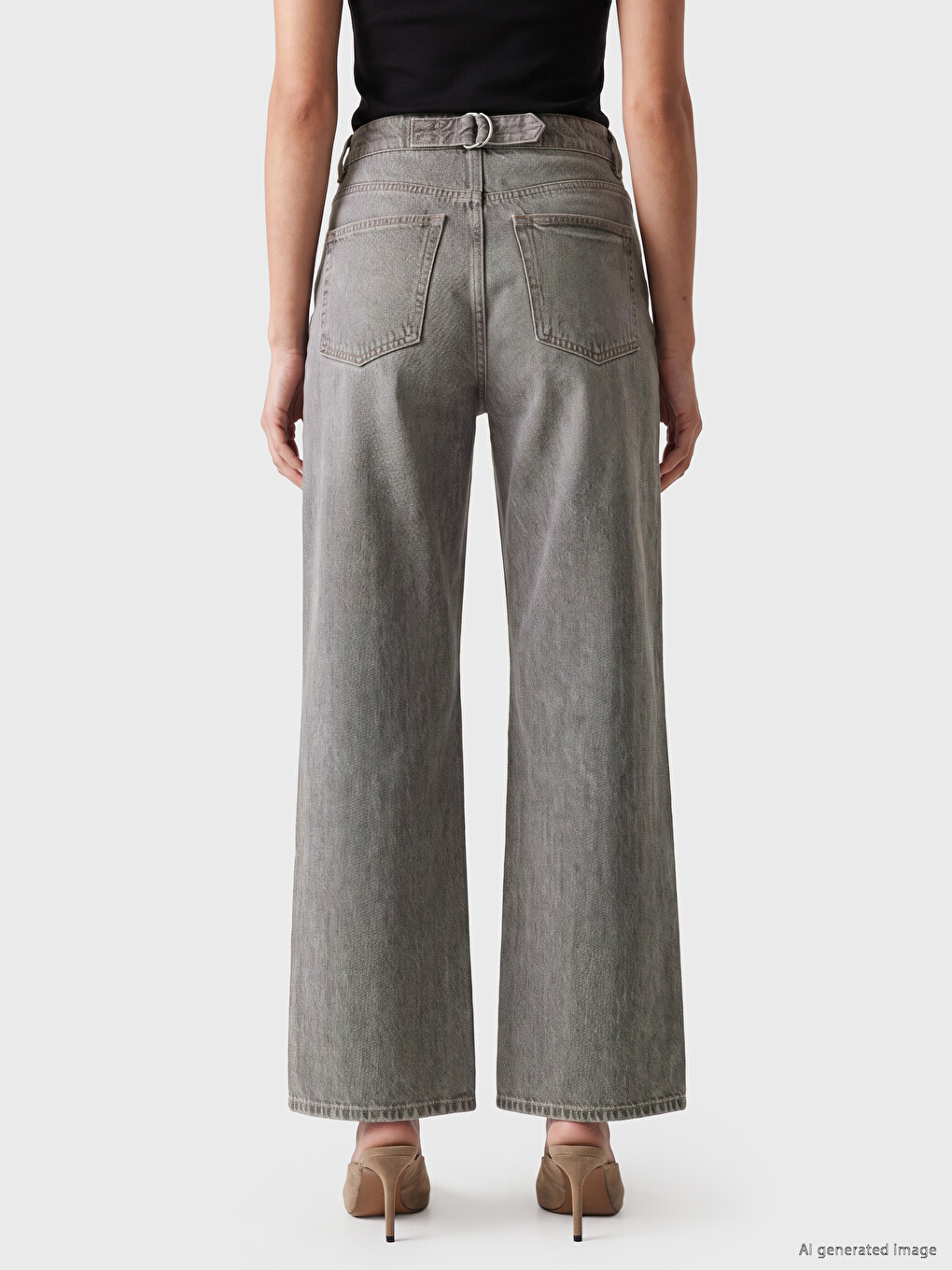 Woman Grey Jeans-3