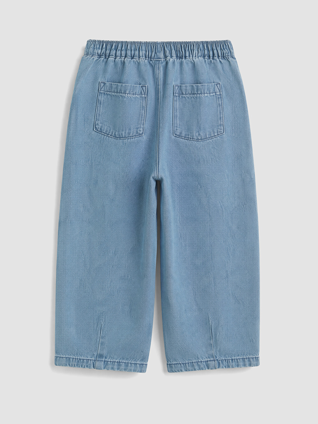 Relax Fit Embroidered Baby Girls' Jeans-2