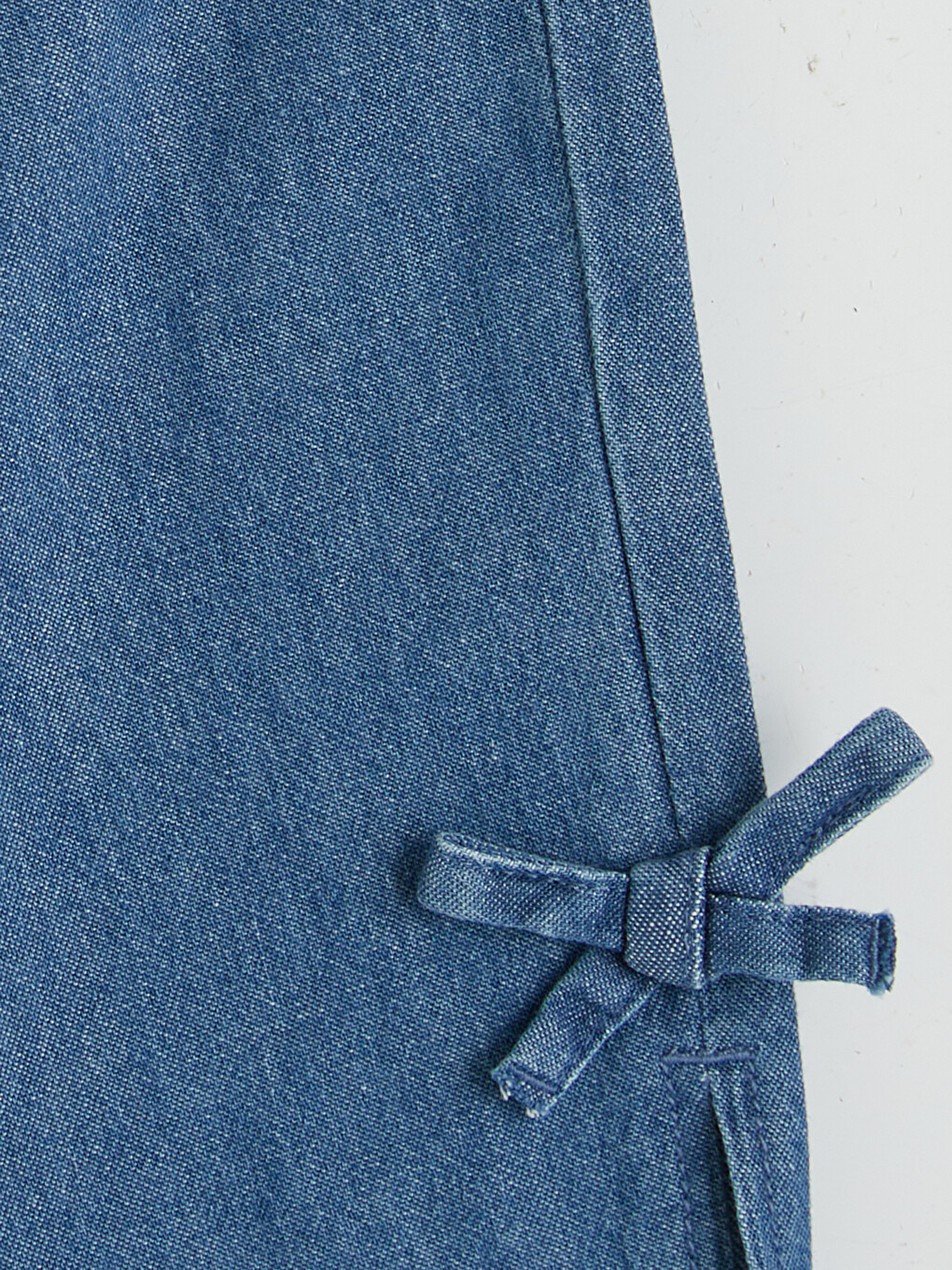 Regular Fit Bow Baby Girls' Jeans-1