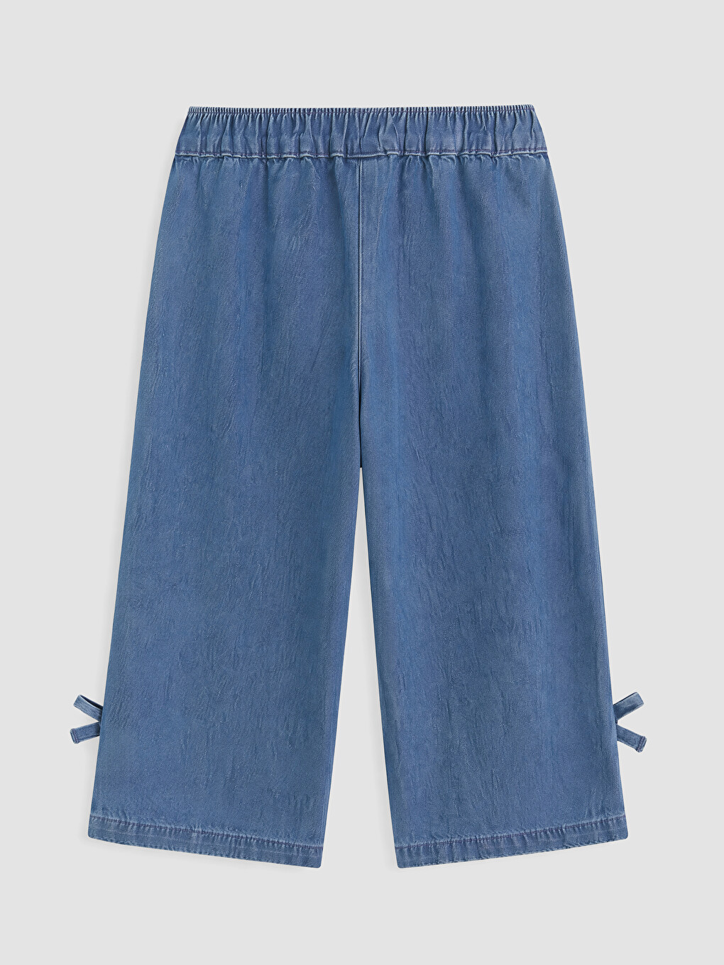 Regular Fit Bow Baby Girls' Jeans-2