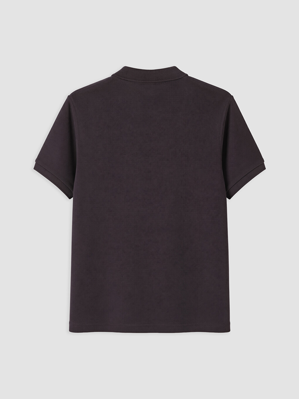 Mürdüm Polo Yaka Erkek Tişört-1