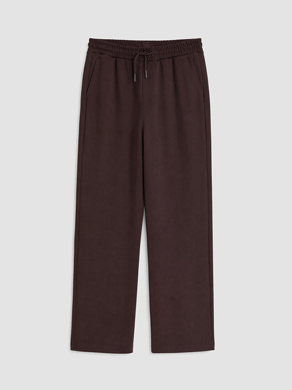 Mürdüm Beli Lastikli Cepli Erkek Pantolon-4