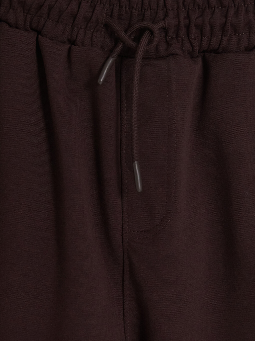 Mürdüm Beli Lastikli Cepli Erkek Pantolon-5