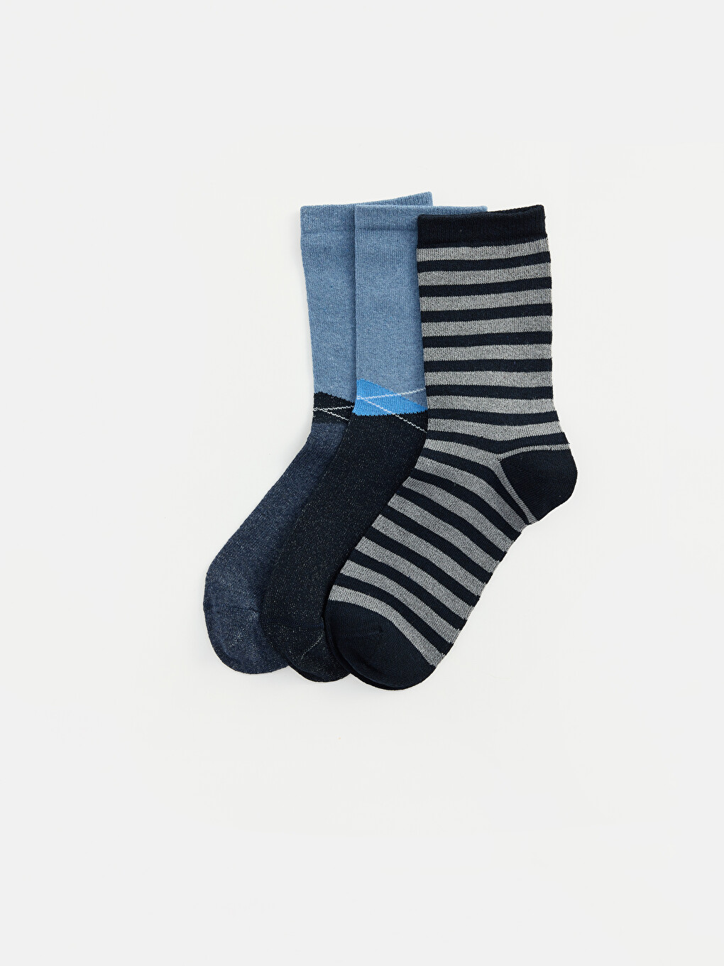 Boy Blue Ankle Socks