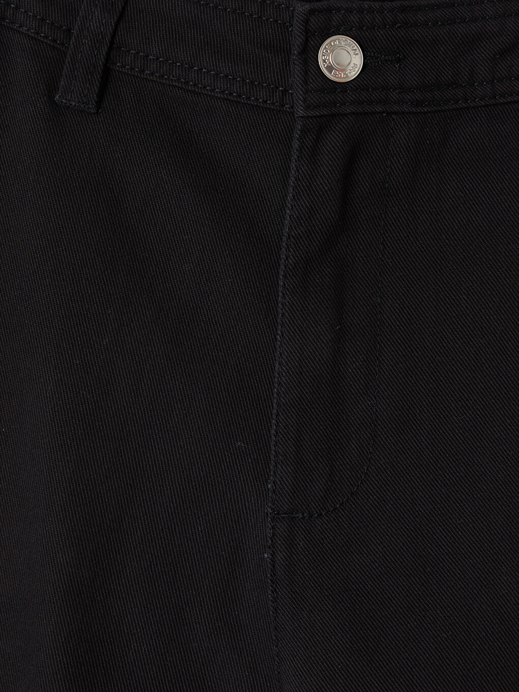 Relaxed Fit Gabardine Men's Trousers-5