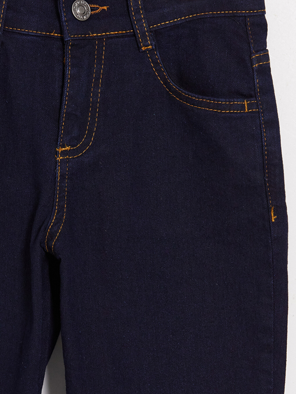Siyah Slim Fit Erkek Çocuk Jean Pantolon-2