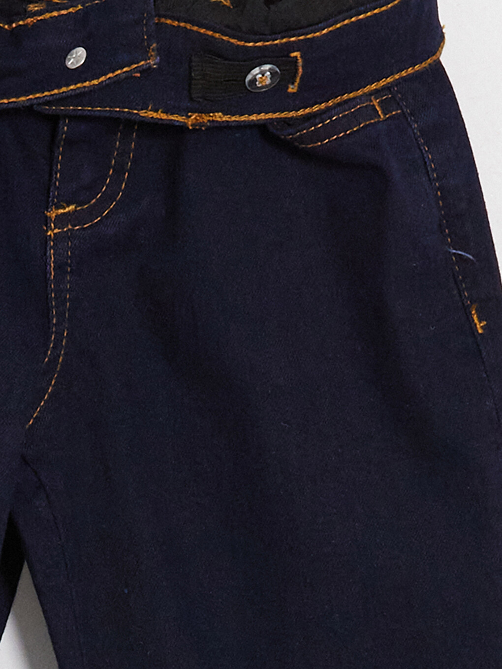 Siyah Slim Fit Erkek Çocuk Jean Pantolon-4