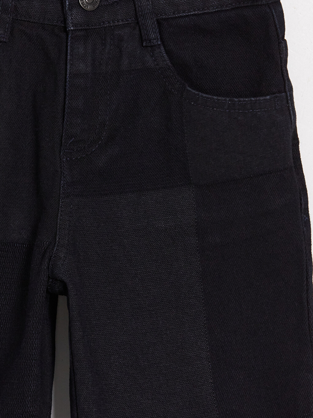 Mavi Slim Fit Parçalı Erkek Çocuk Jean Pantolon-2
