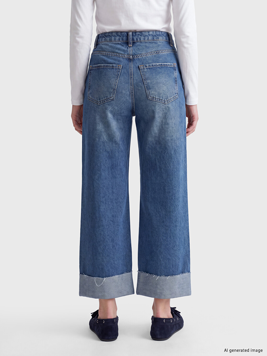 Wideleg Women's Jeans-3