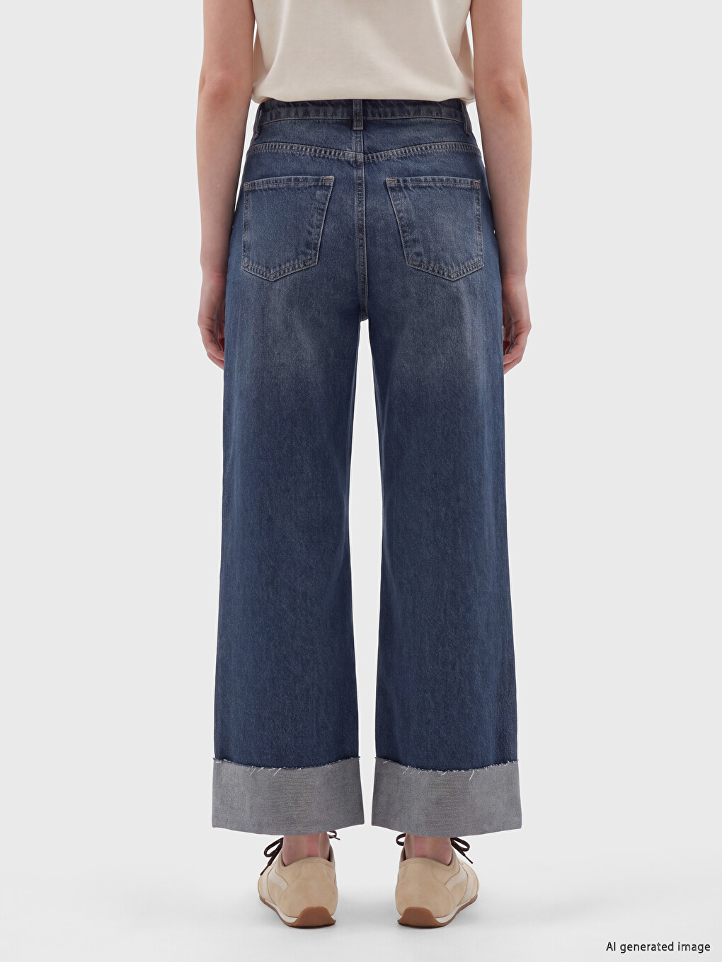 Wideleg Women's Jeans-3
