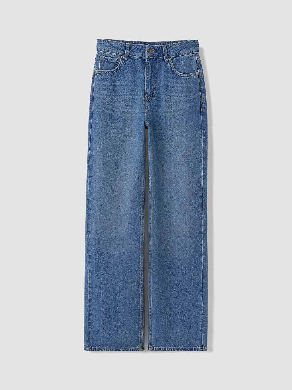 İndigo Straight Fit Kadın Jean Pantolon