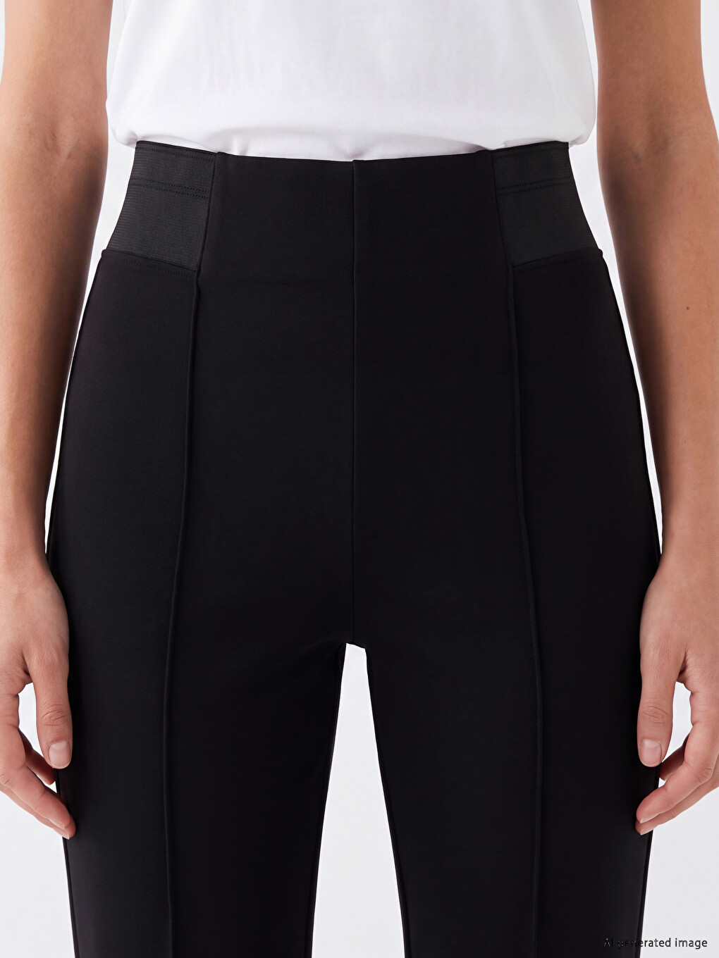 Pantaloni Dama Cu Talie Elastica-2