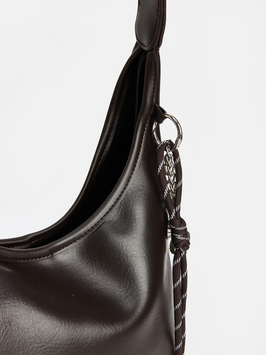 Faux Leather Women's Shoulder Bag-4