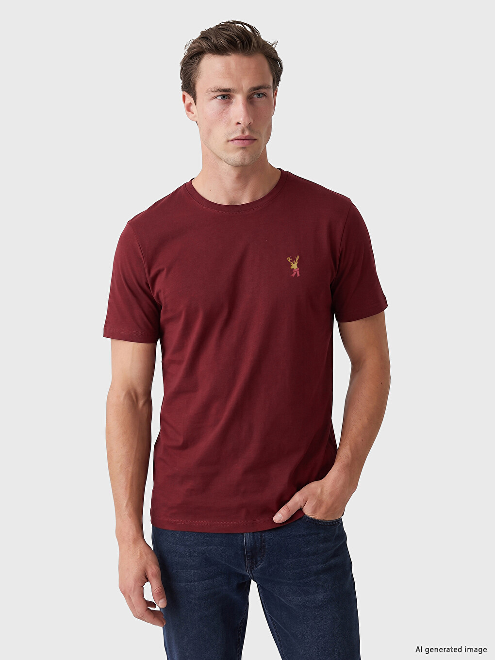 New Year Themed Crew Neck T-shirt