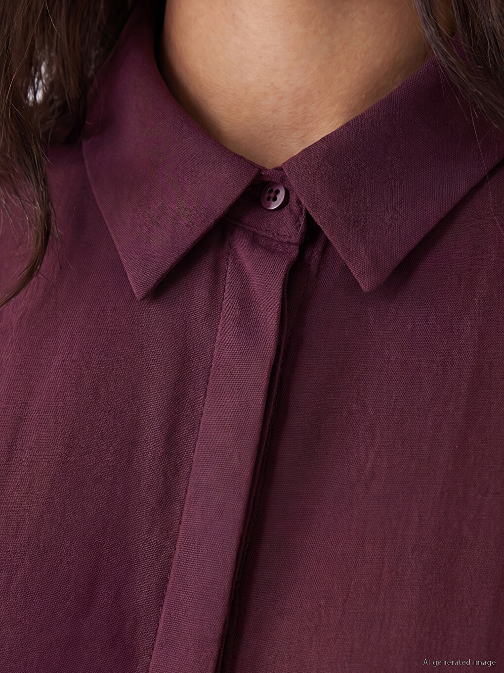 Belted Waist Women's Shirt Tunic-2