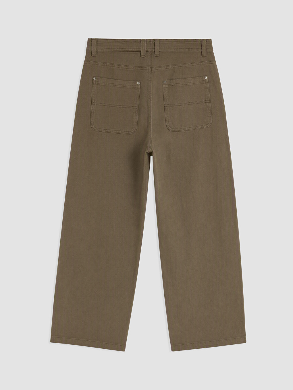 Bej Relax Fit Gabardin Erkek Pantolon-6