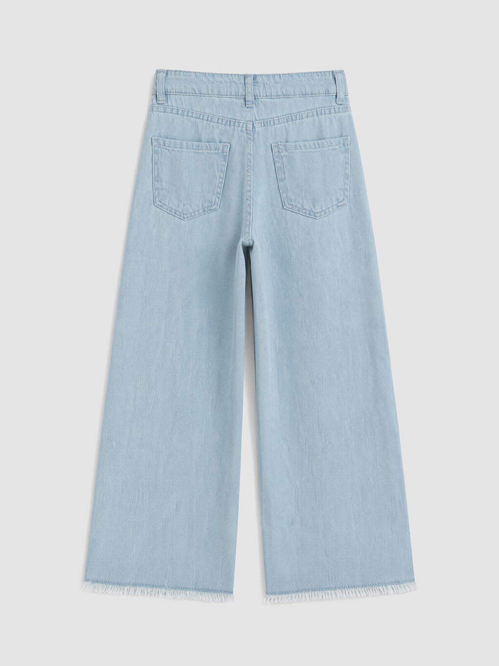 İndigo Wideleg Kız Çocuk Jean Pantolon-2