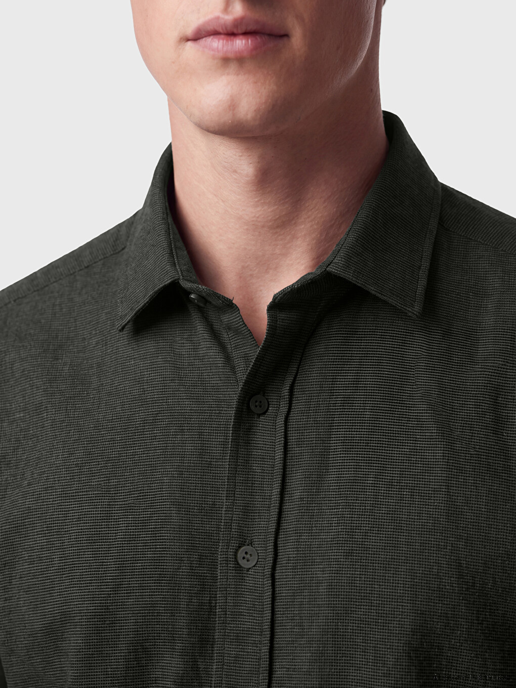 Man Khaki Shirt-2