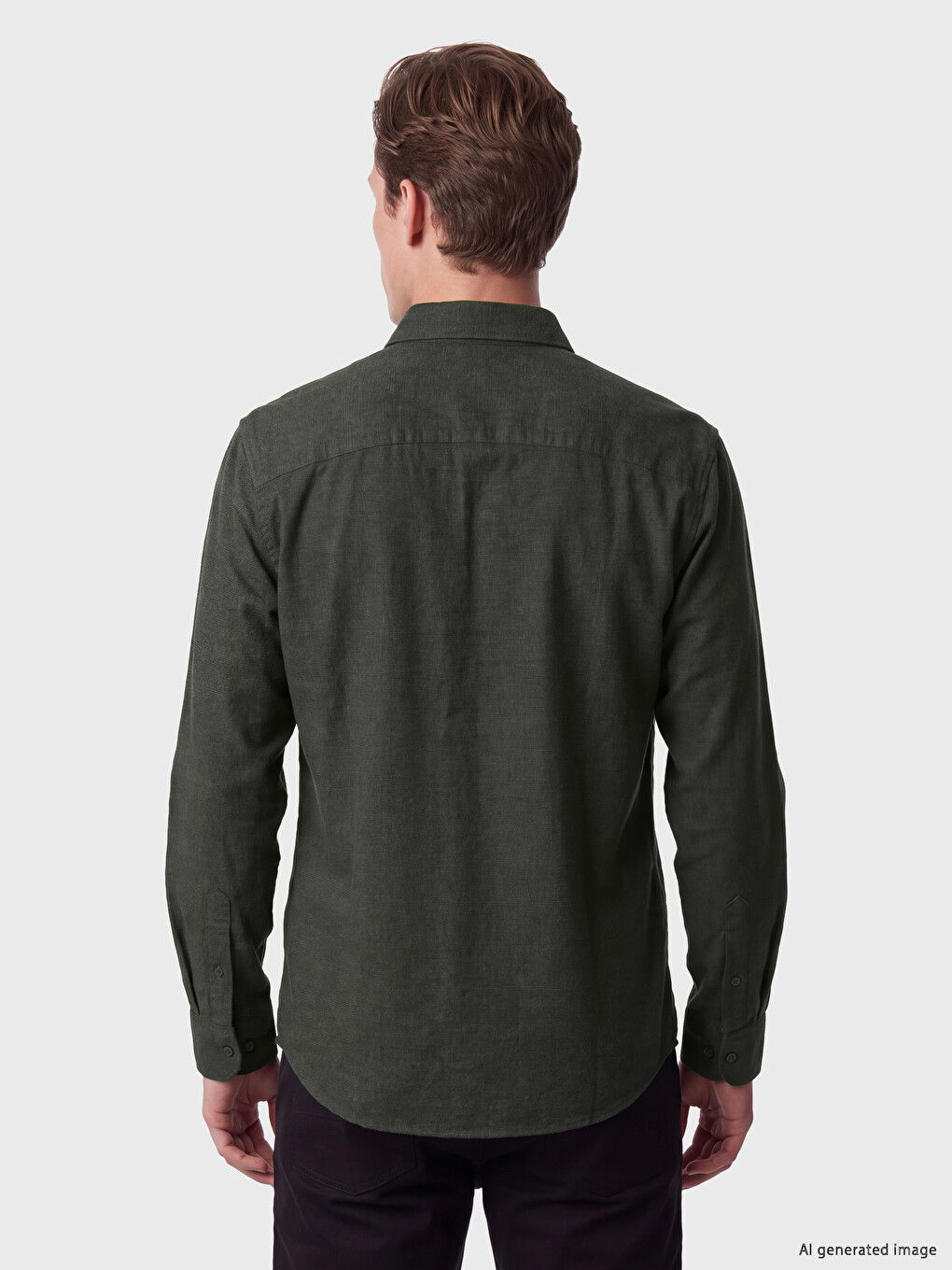 Man Khaki Shirt-3
