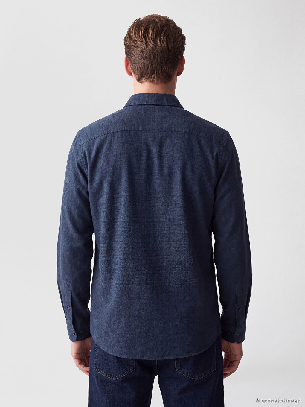 Man Navy Shirt-3