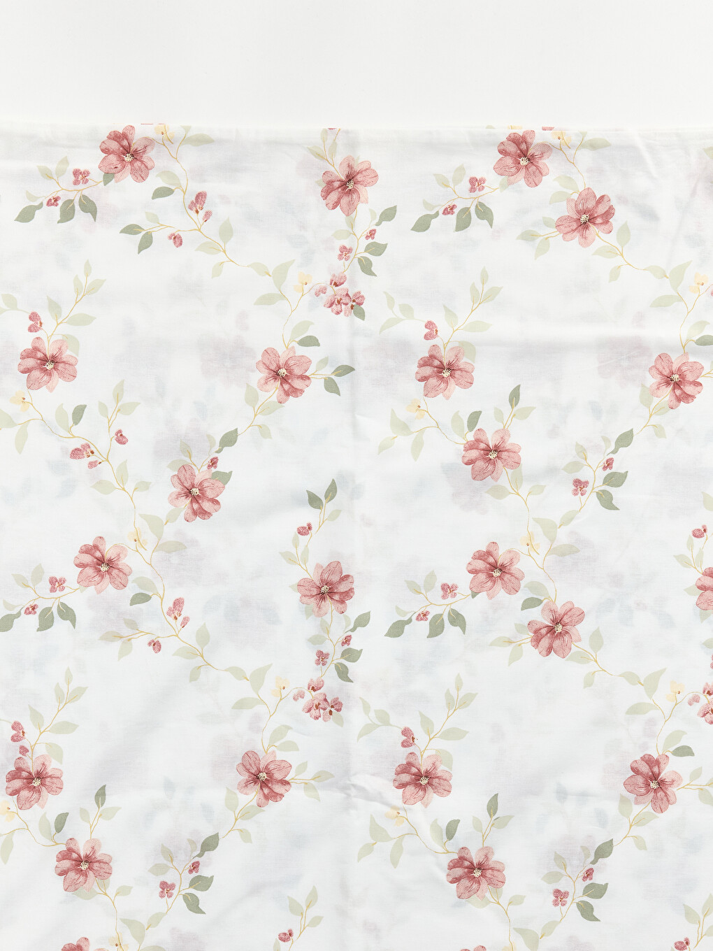 Karışık Çiçekli Çift Kişilik Pamuklu Nevresim 200x220 Cm-2