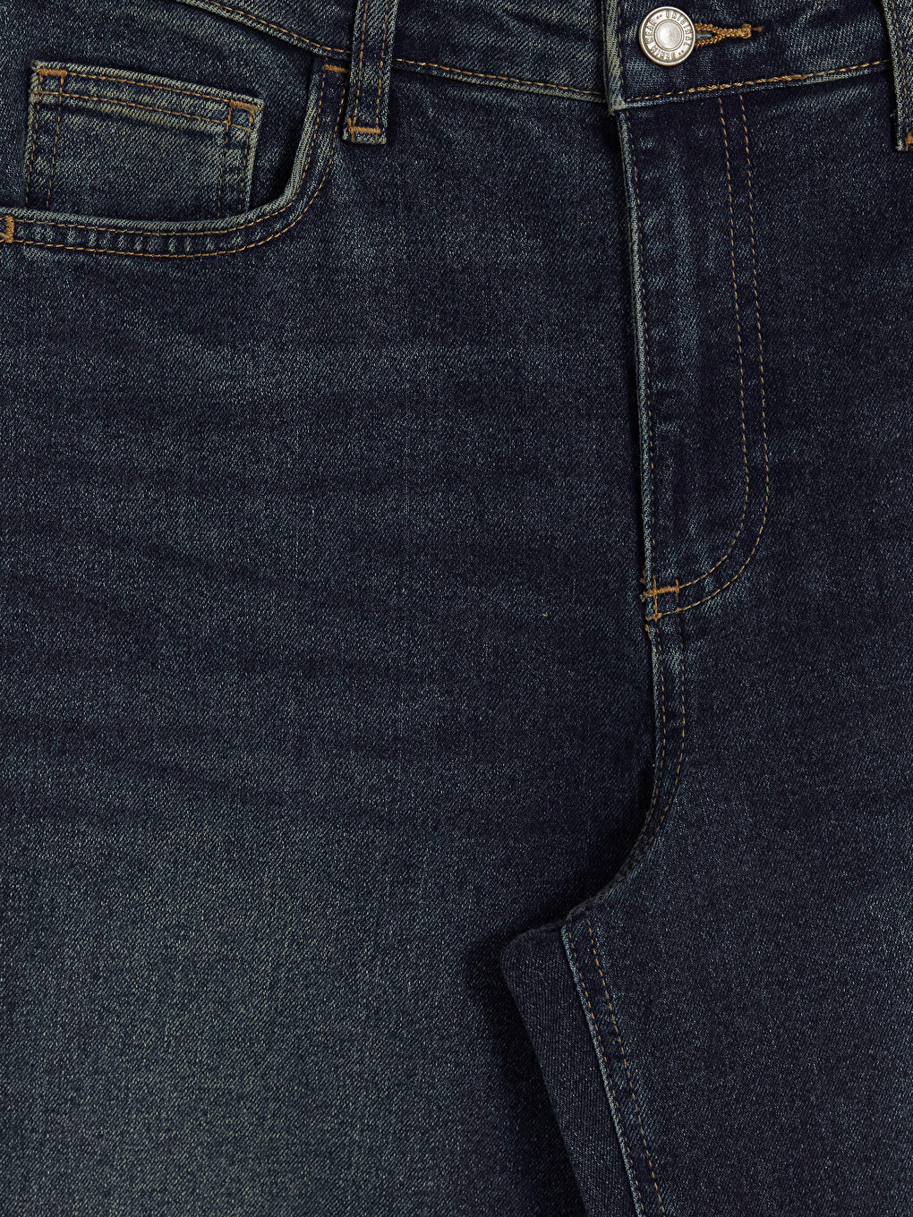 İndigo Boyfriend Fit Kadın Jean Pantolon-5
