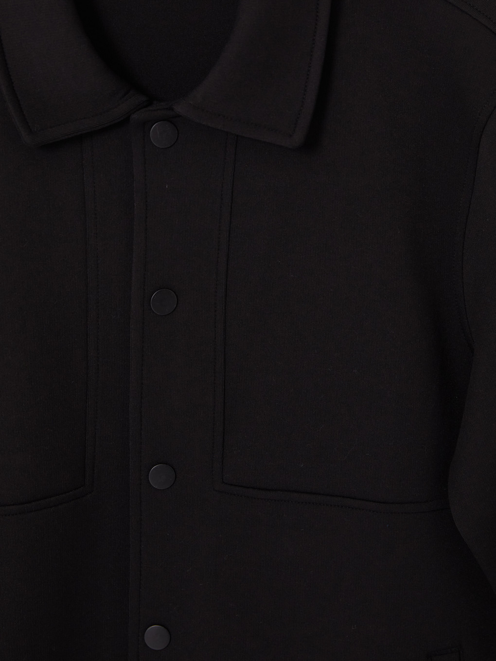 Man Black Zip-up Sweatshirt-2