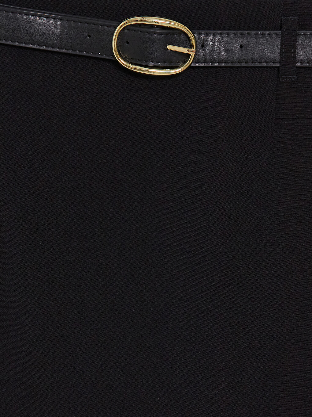 A Form Belt Detailed Mini Skirt-5