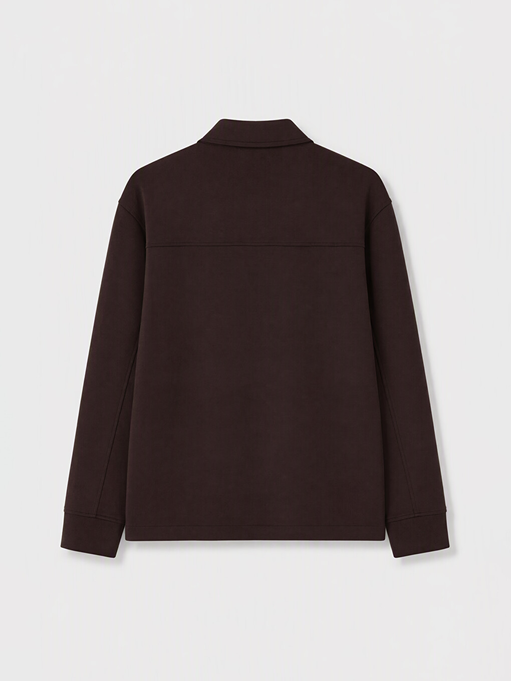 Polo Collar Men's Zip-up Sweatshirt-1
