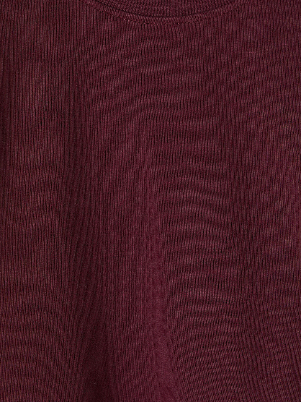 Pembe 2'li Bisiklet Yaka Baskılı Kız Çocuk Kalın Sweatshirt-2