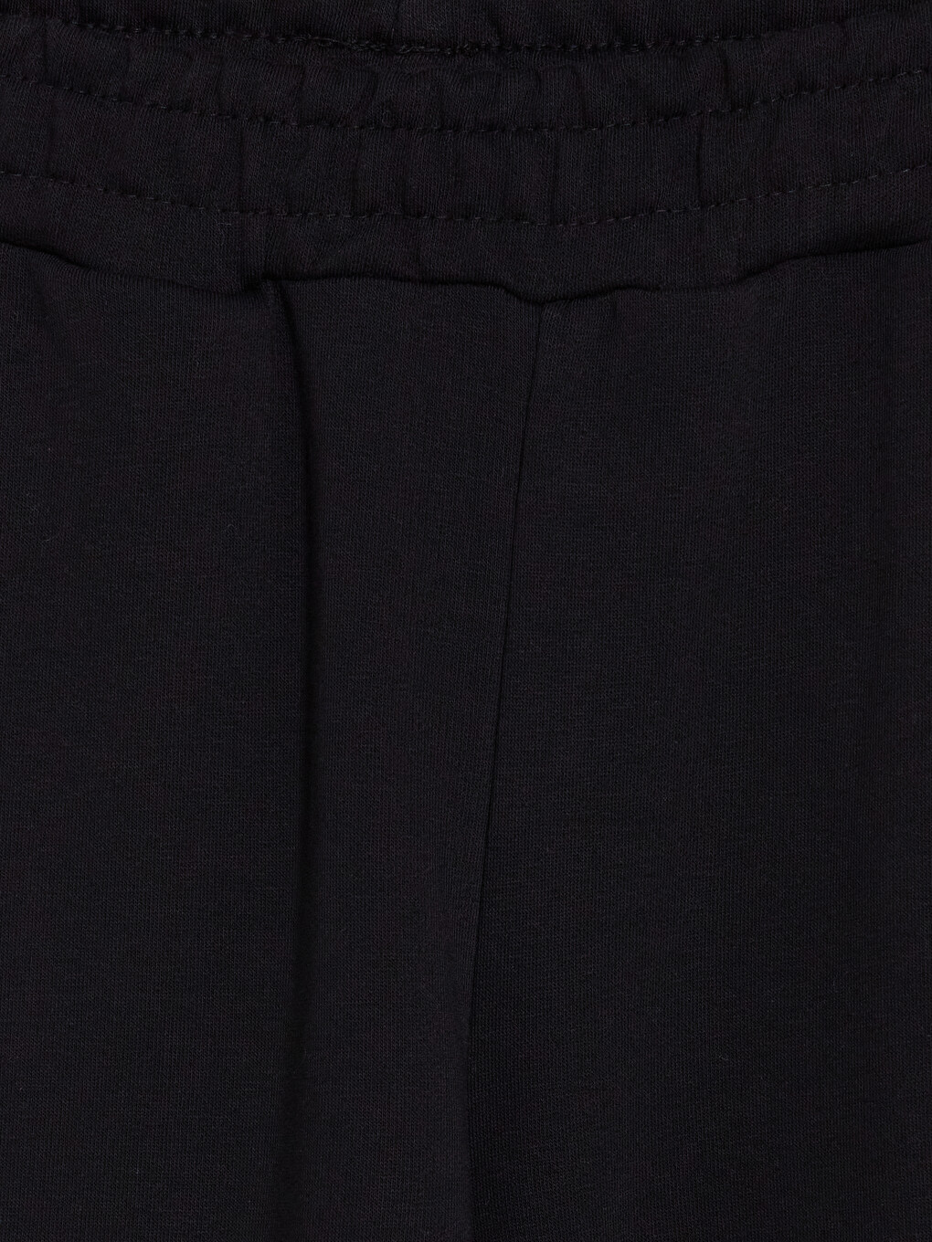 Siyah Beli Lastikli Kadın Jogger Eşofman Altı-2