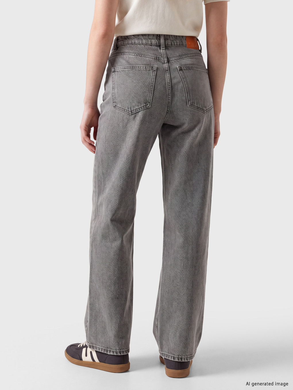 Woman Grey Jeans-3