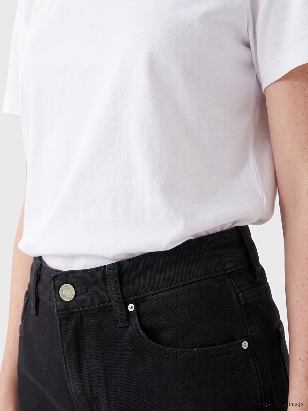 Blugi Crop Evazați-2