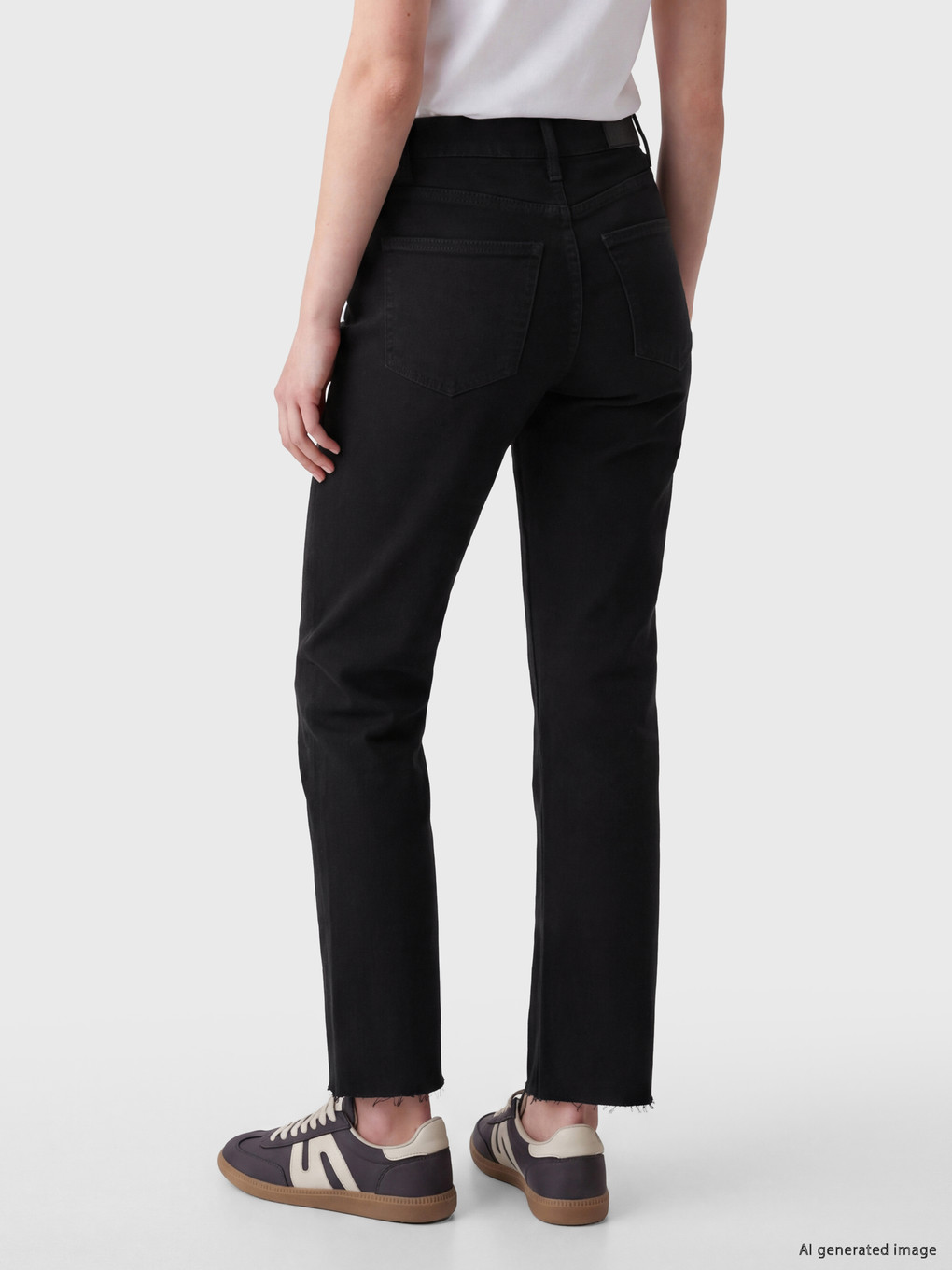Blugi Crop Evazați-3