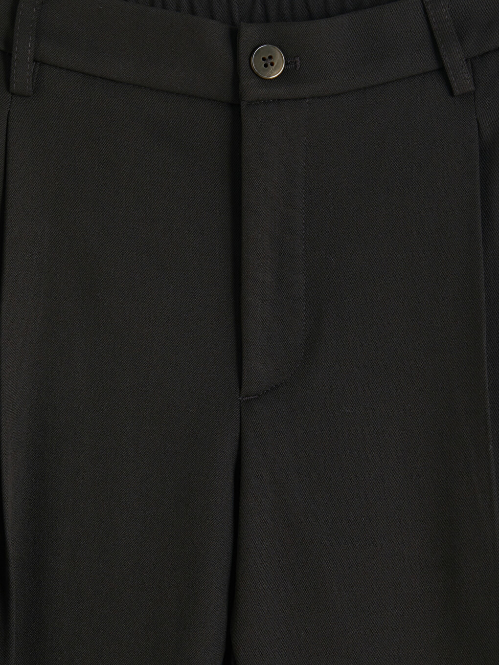 Kahverengi Regular Fit Erkek Pileli Pantolon-1