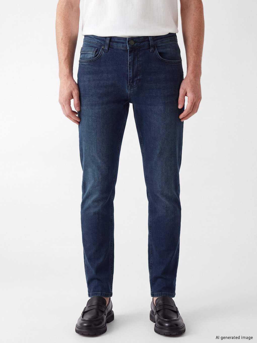 Blugi Slim Fit Periați-1
