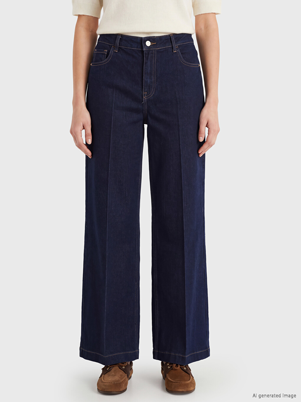 Woman Indigo Jeans-1