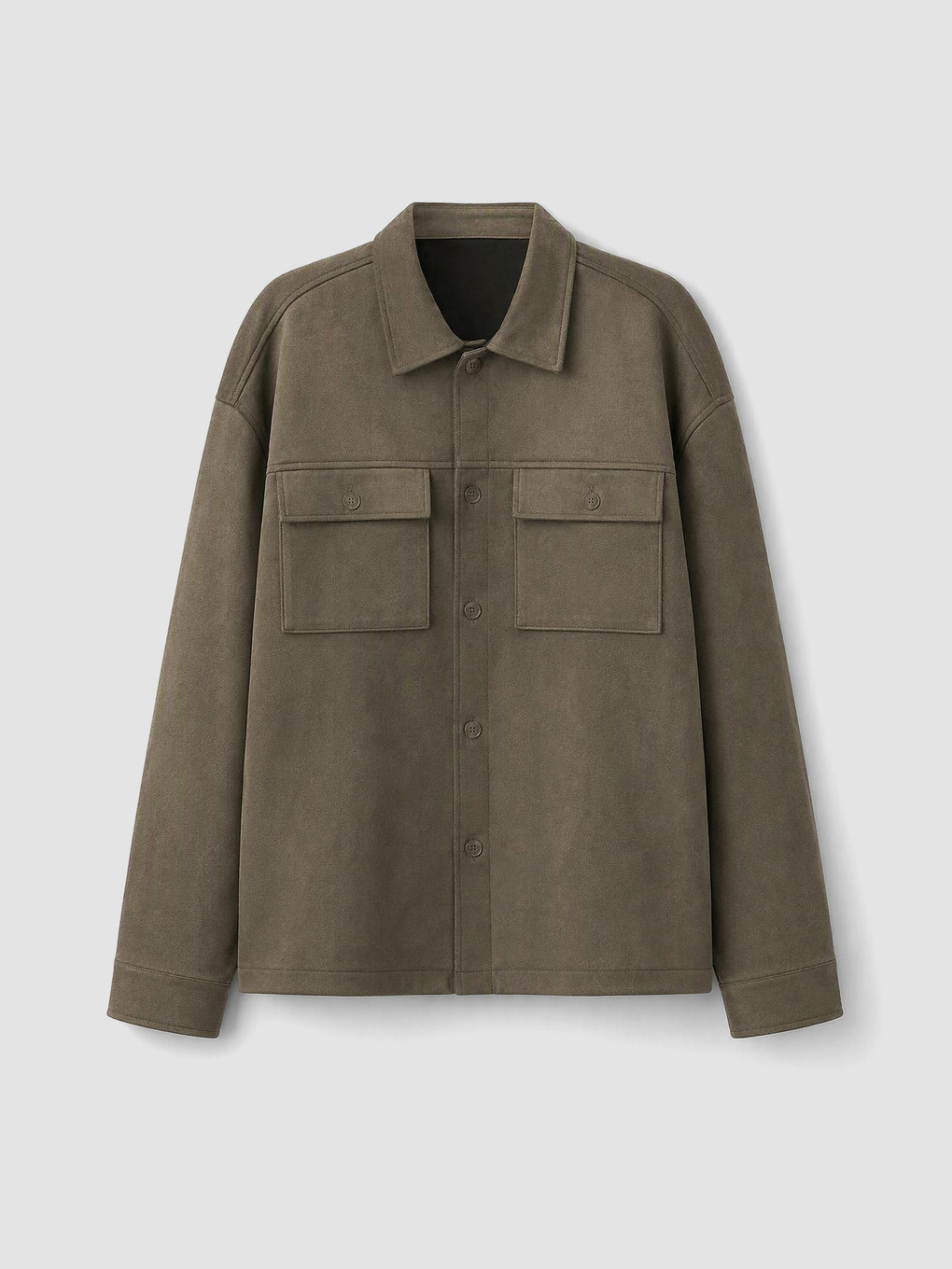 Regular Fit Men's Shirt Jacket