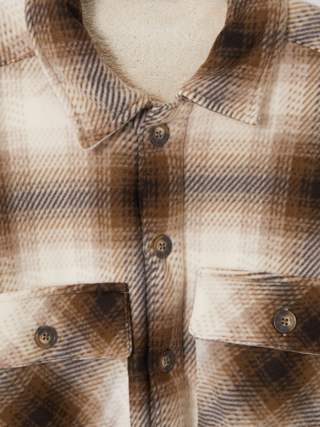 Plaid Patterned Men's Shirt Jacket-6
