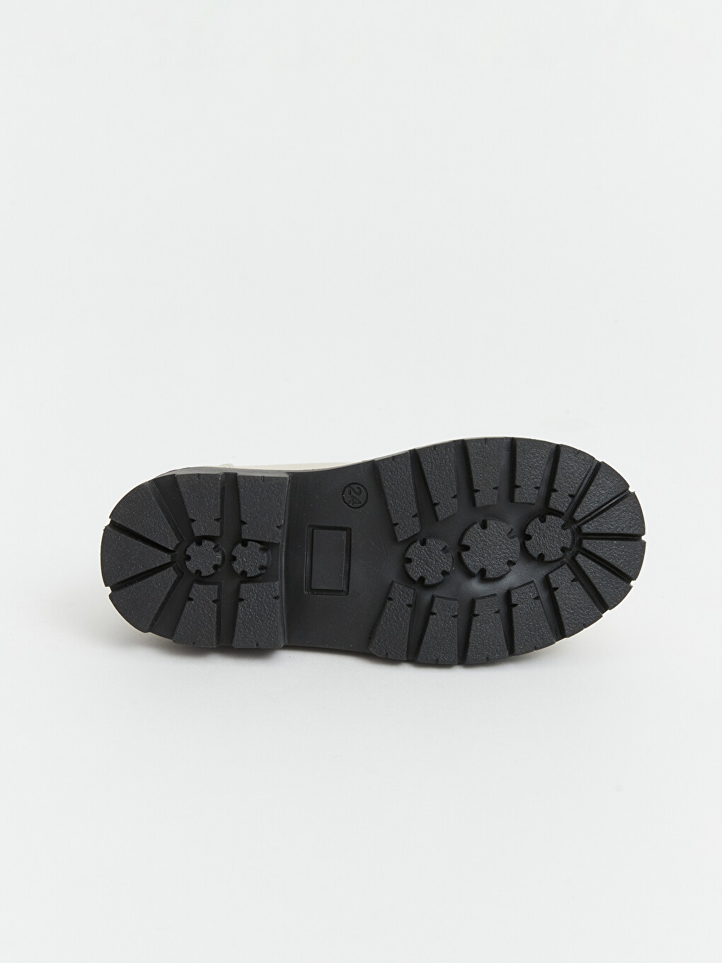 Bej Kalp Detaylı Kız Çocuk Loafer-3