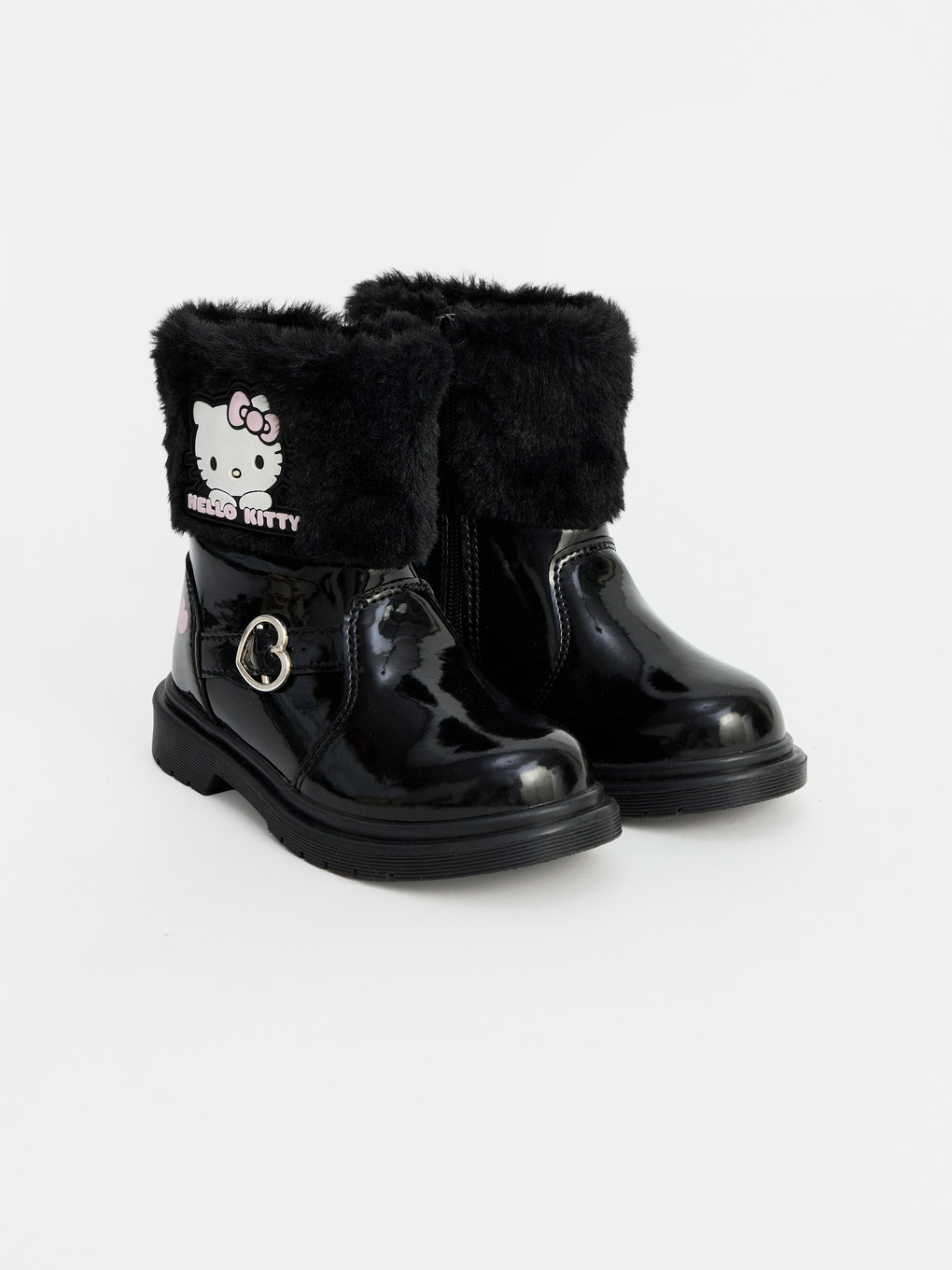 Zippered Hello Kitty Printed Girls' Boot