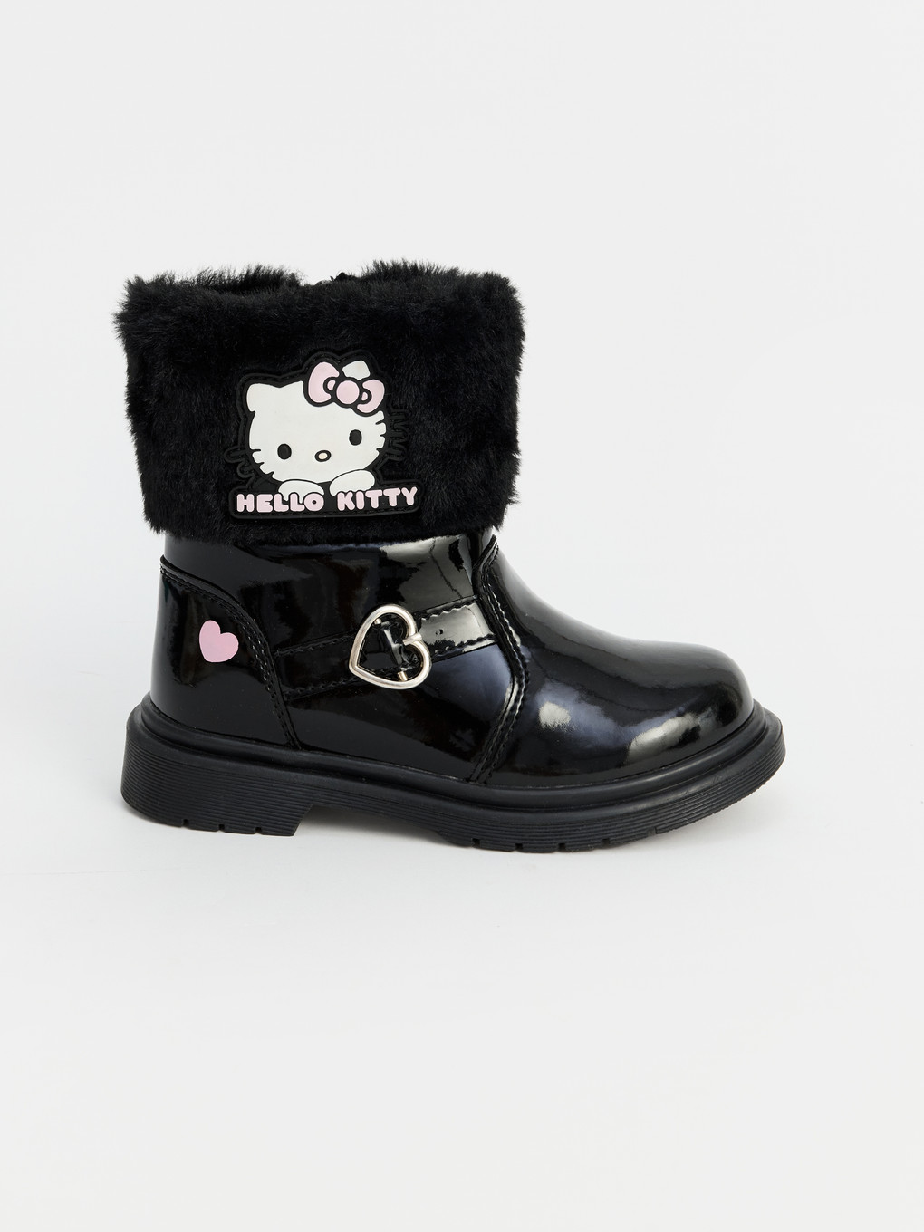Zippered Hello Kitty Printed Girls' Boot-1