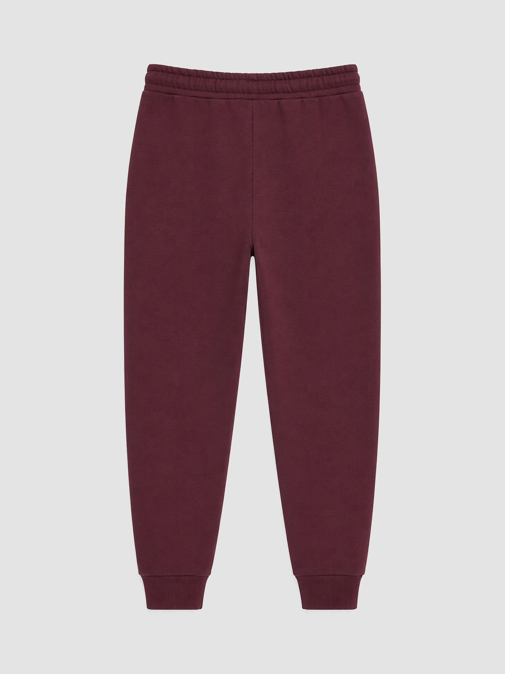 Bordo Erkek Çocuk Kalın Jogger Eşofman Altı-3