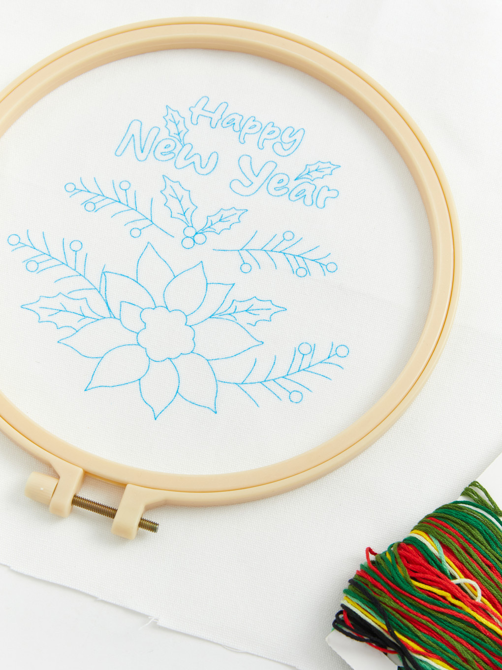 New Year Themed Decorative Macrame Ornament-2
