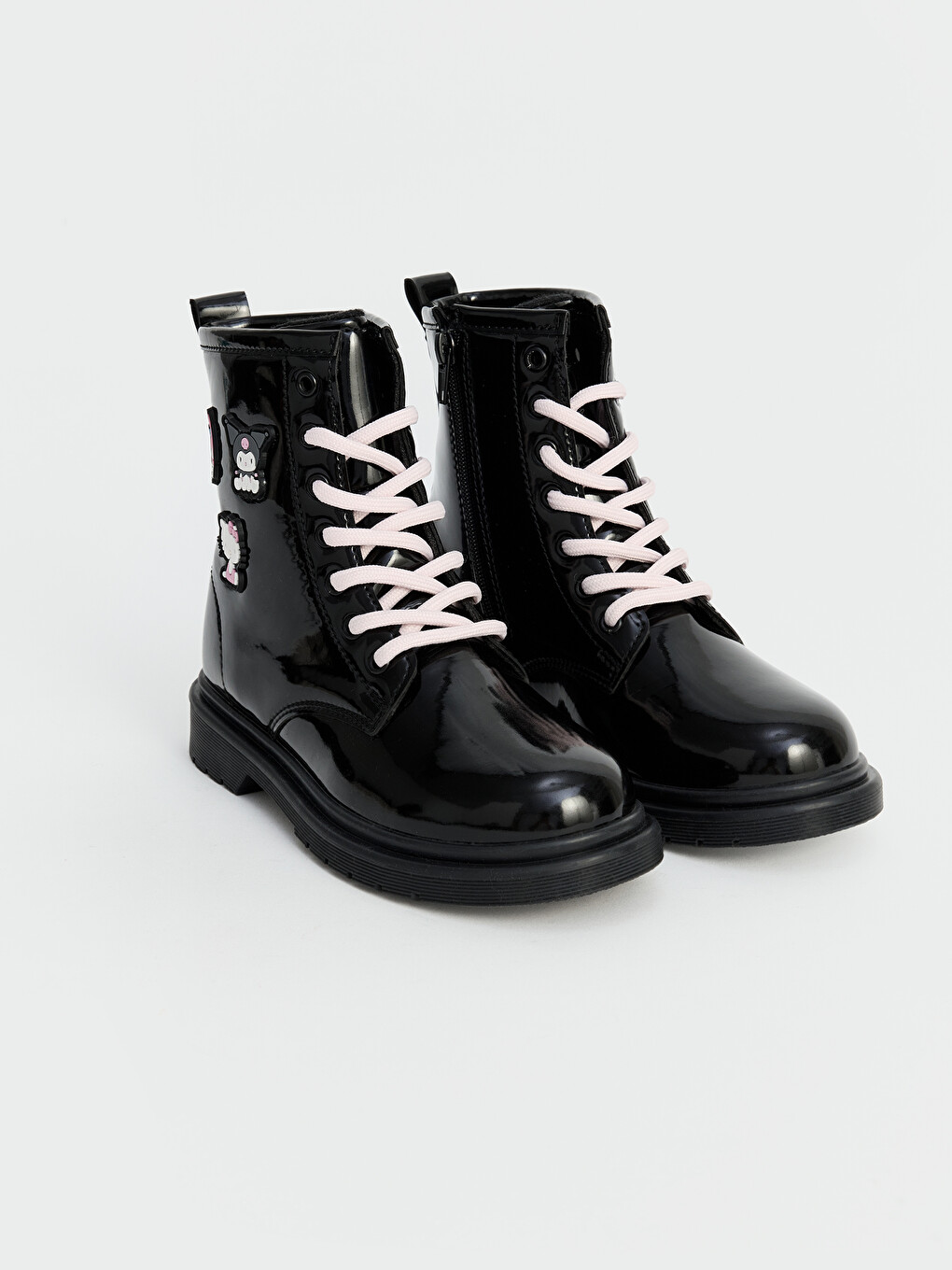 Laced And Zippered Hello Kitty Licensed Girls' Boot