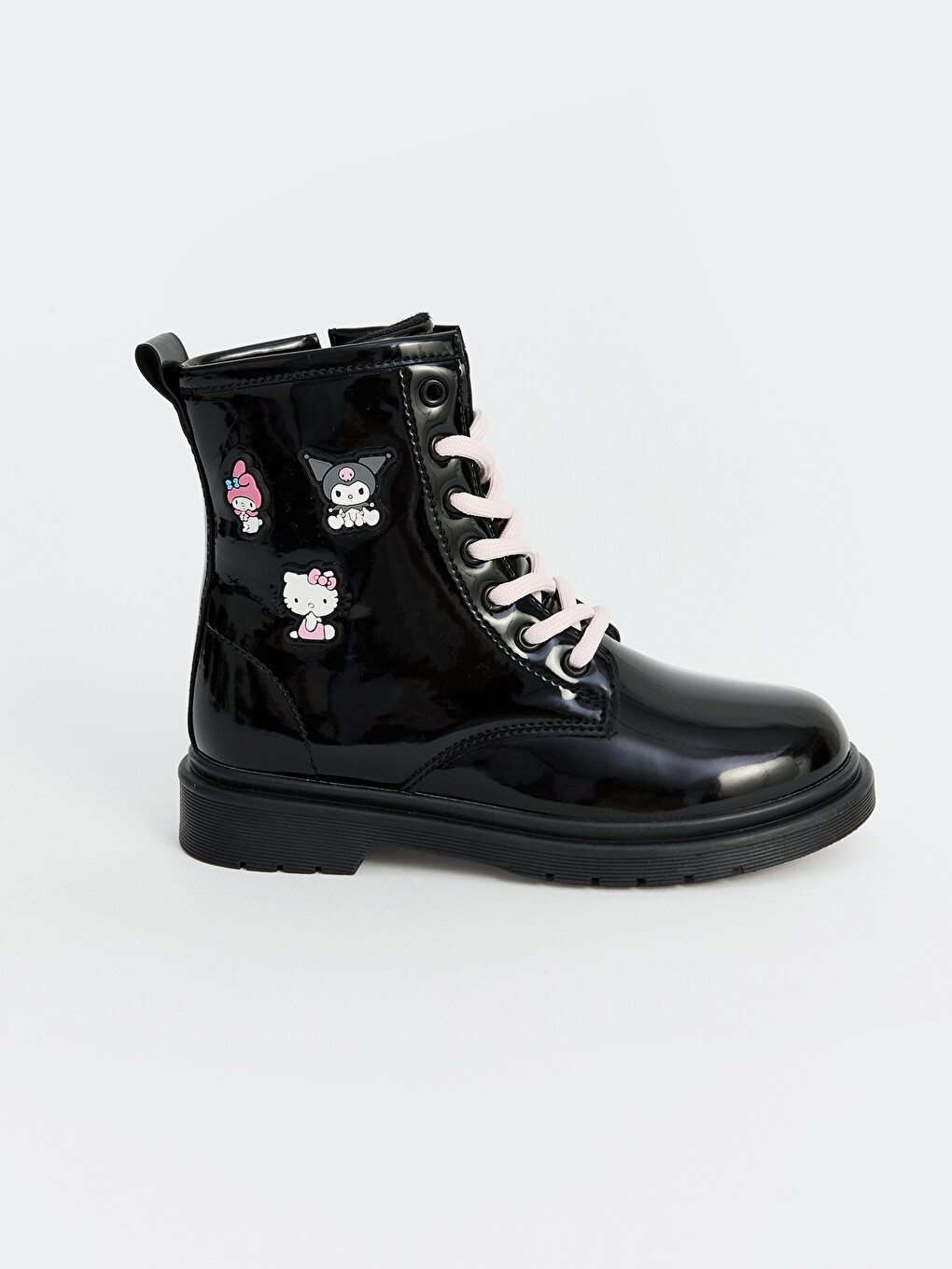 Laced And Zippered Hello Kitty Licensed Girls' Boot-1