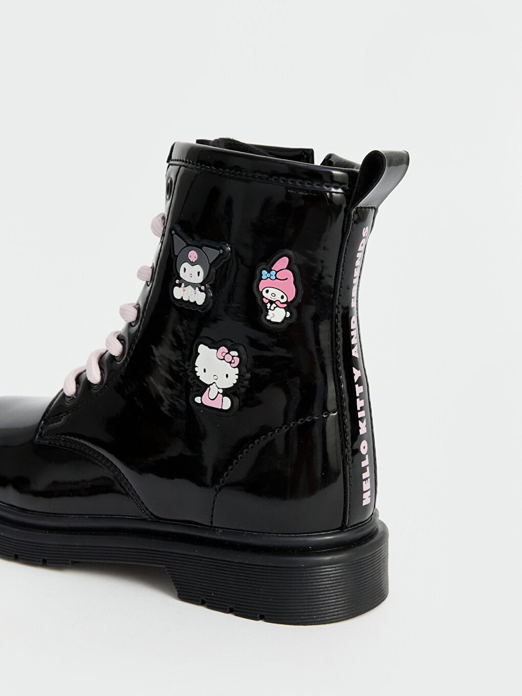 Laced And Zippered Hello Kitty Licensed Girls' Boot-2