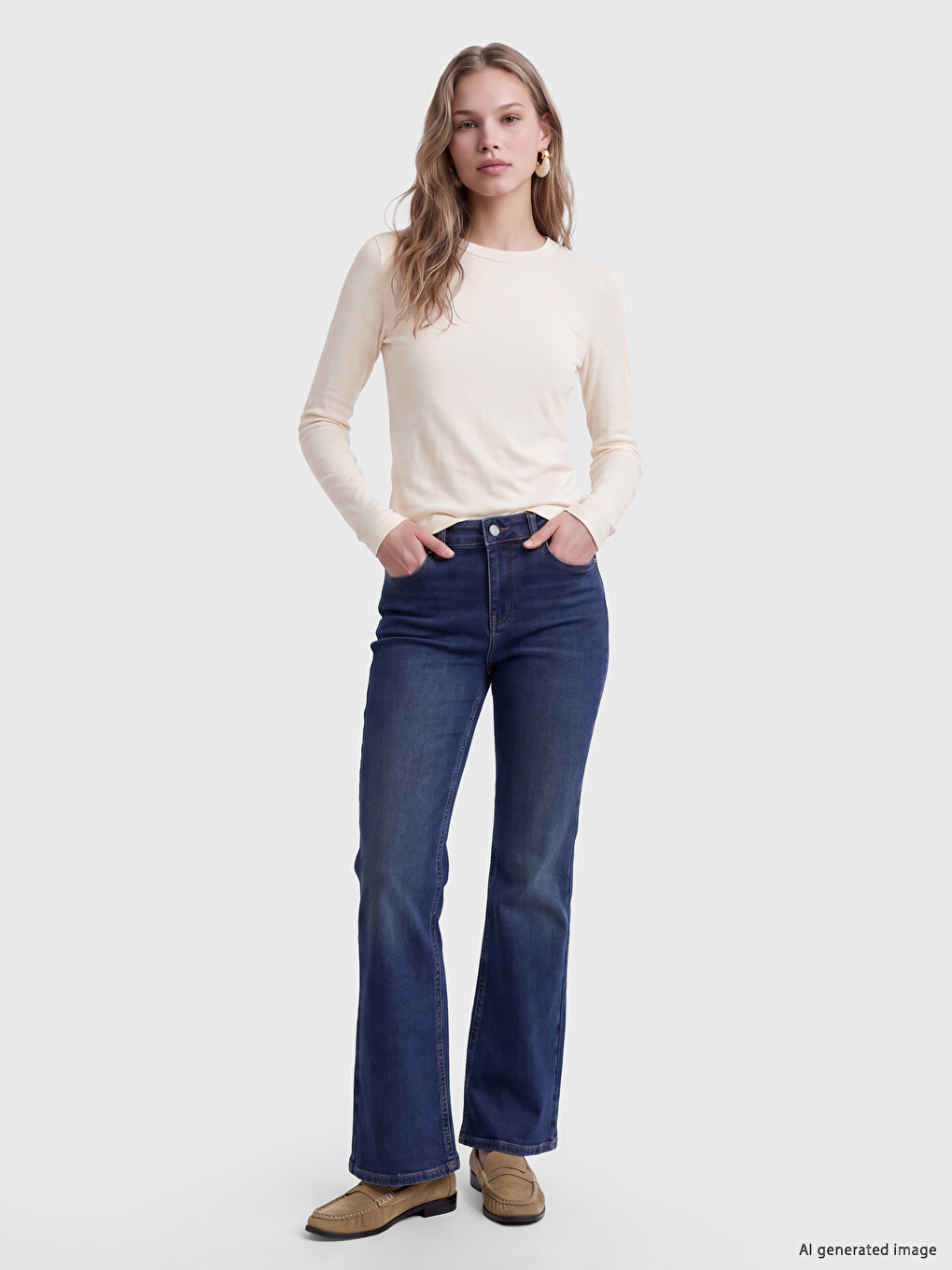 Wool Blended Women's Ribbed Body-1