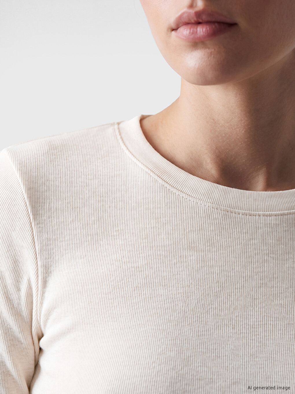 Wool Blended Women's Ribbed Body-2