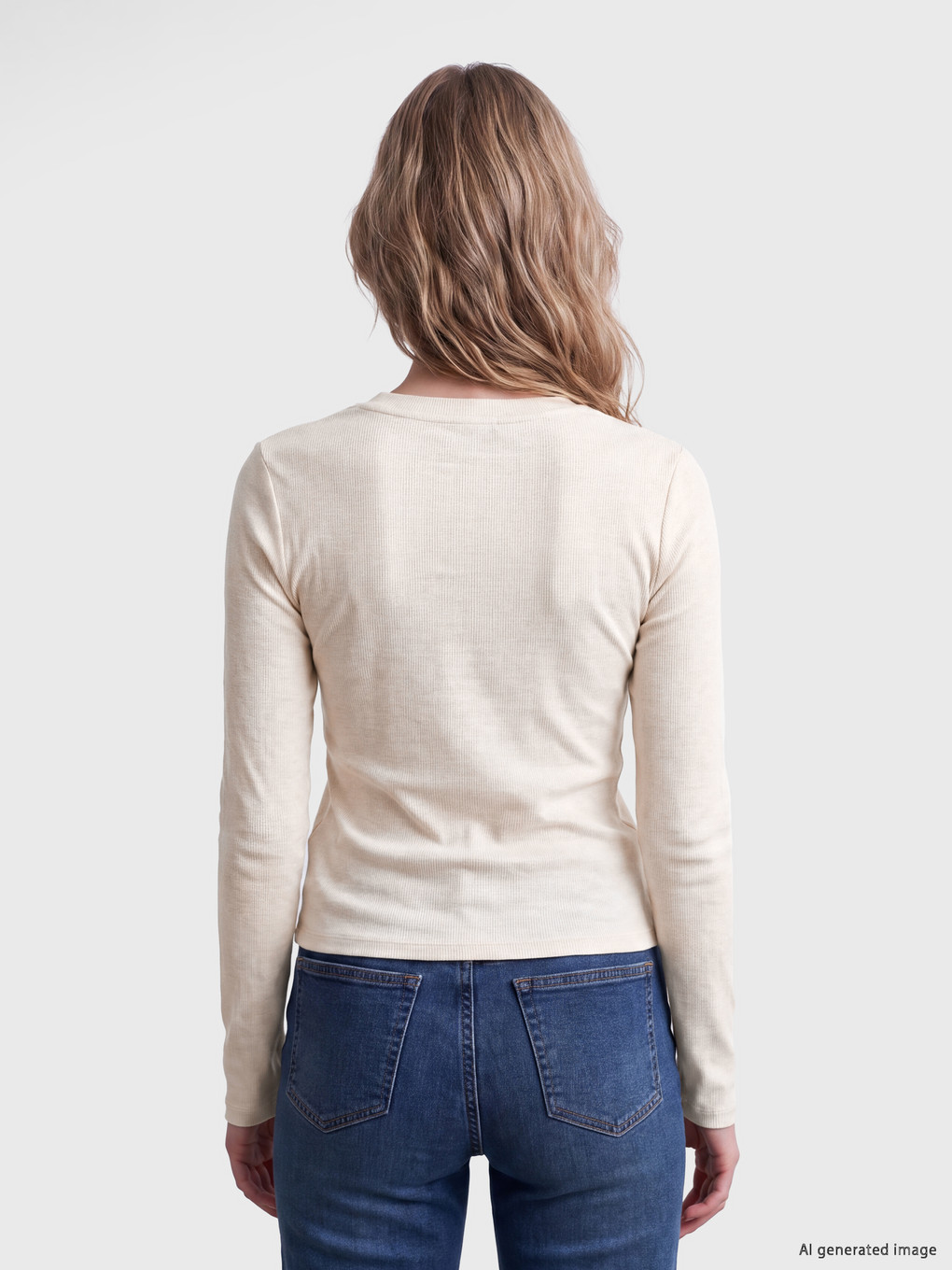 Wool Blended Women's Ribbed Body-3